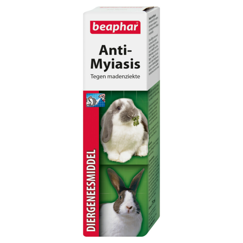 3x Beaphar Anti-Myiasis Spray Madenziekte Konijn 75 ml