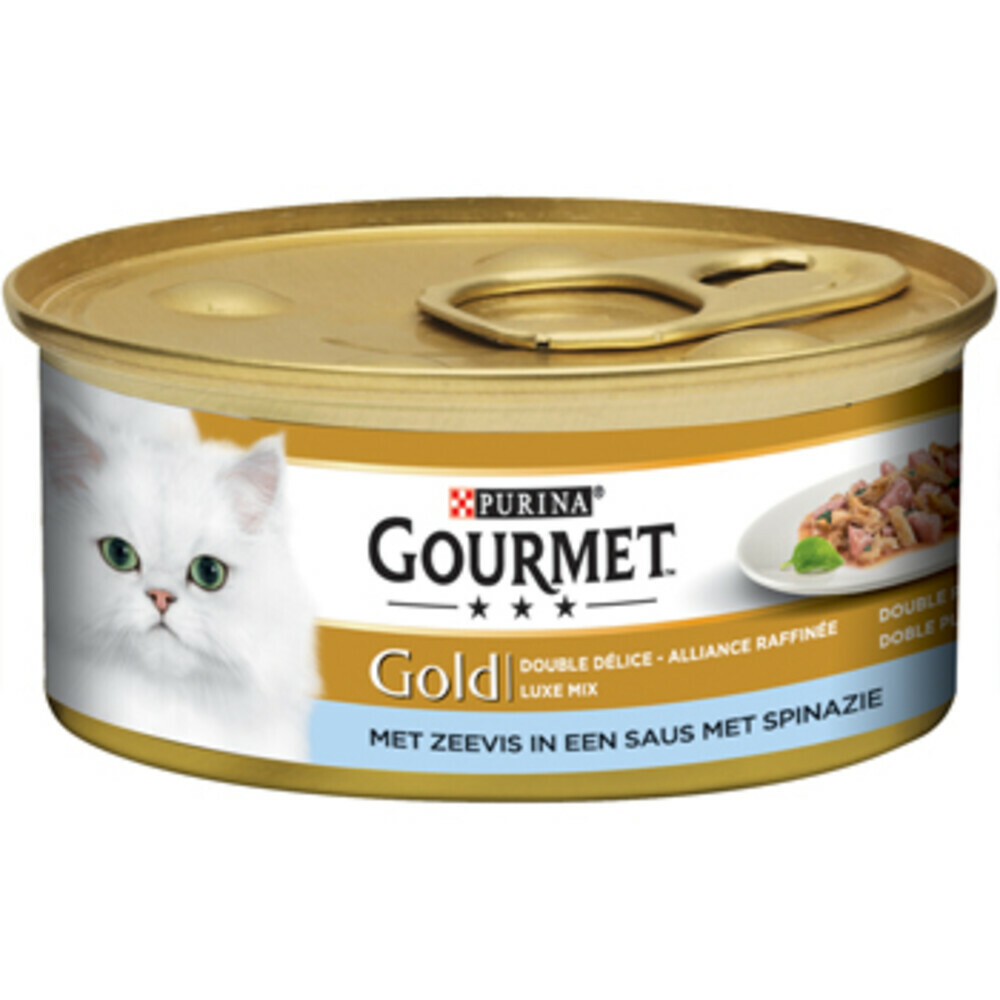 Gourmet gold luxe mix zeevis-spinazie