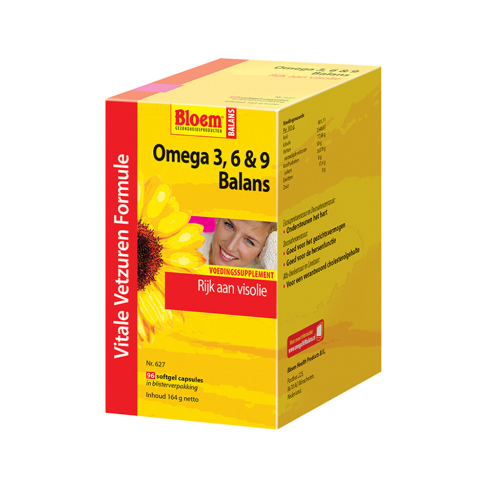 Bloem Omega 3, 6 and 9 Balans 96stuks