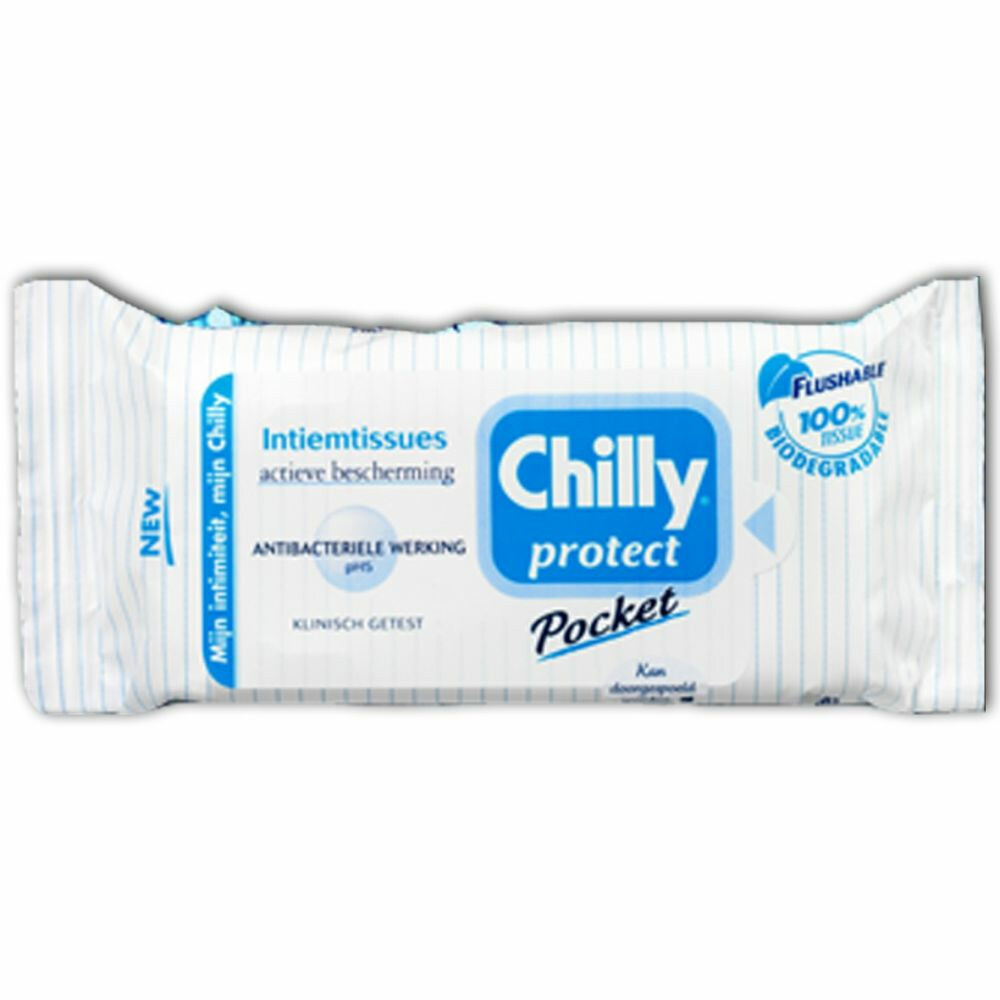 12x Chilly Pocket Intiemtissues Doekjes Protect 12 stuks