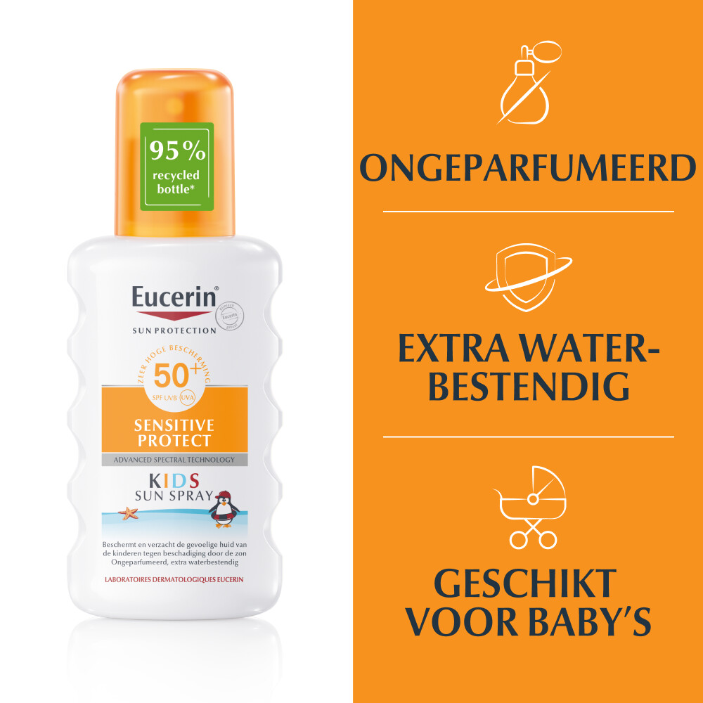 Eucerin Sun Sensitive Protect Kids Sun Spray SPF 50+ 200 ml, foto 4