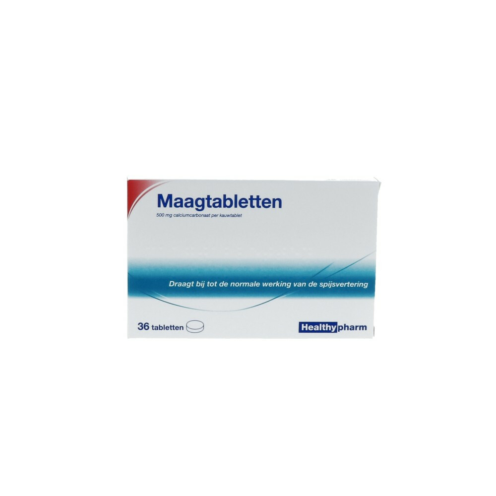 2x Healthypharm Maagtabletten 36 tabletten