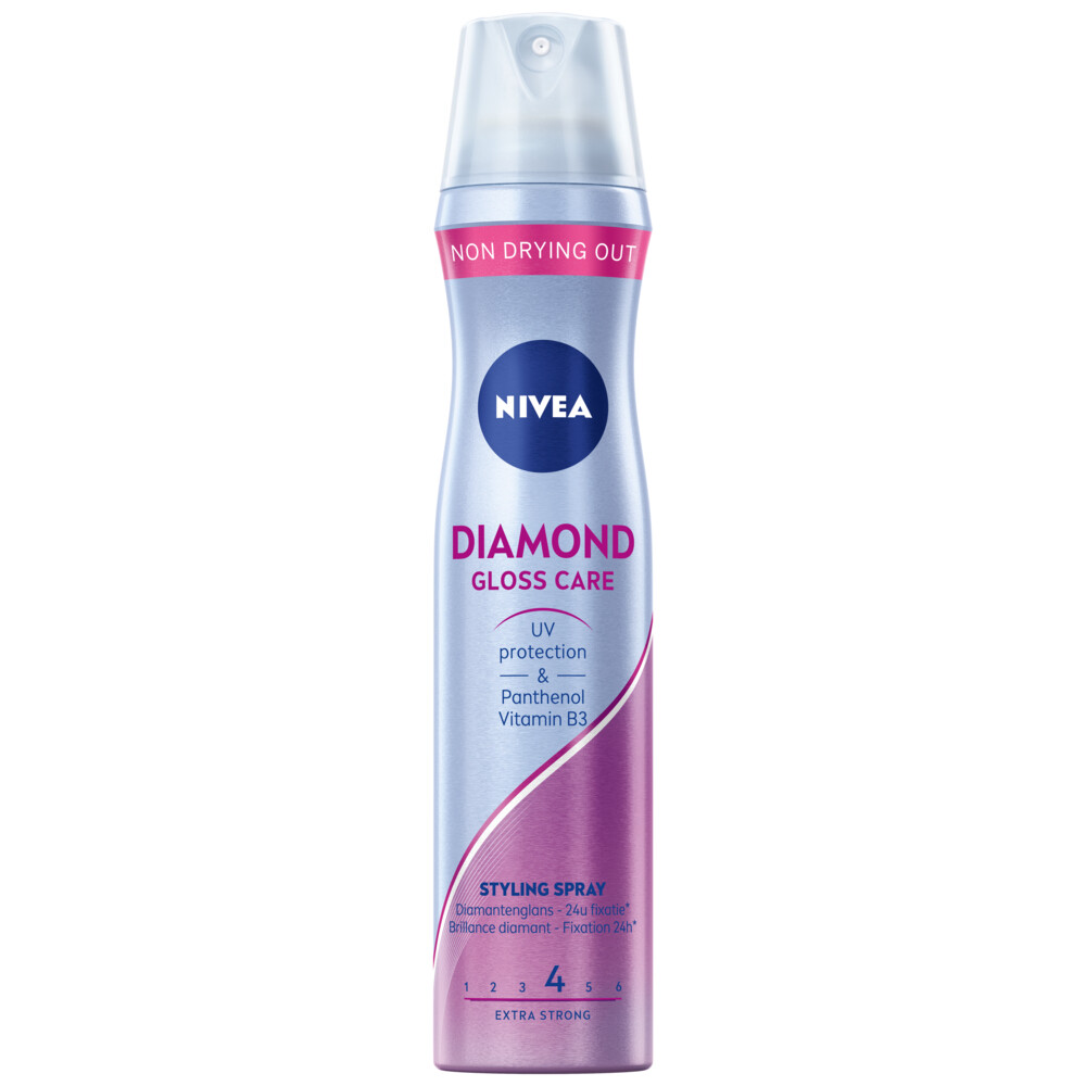 6x Nivea Haarspray Diamond Gloss 250 ml