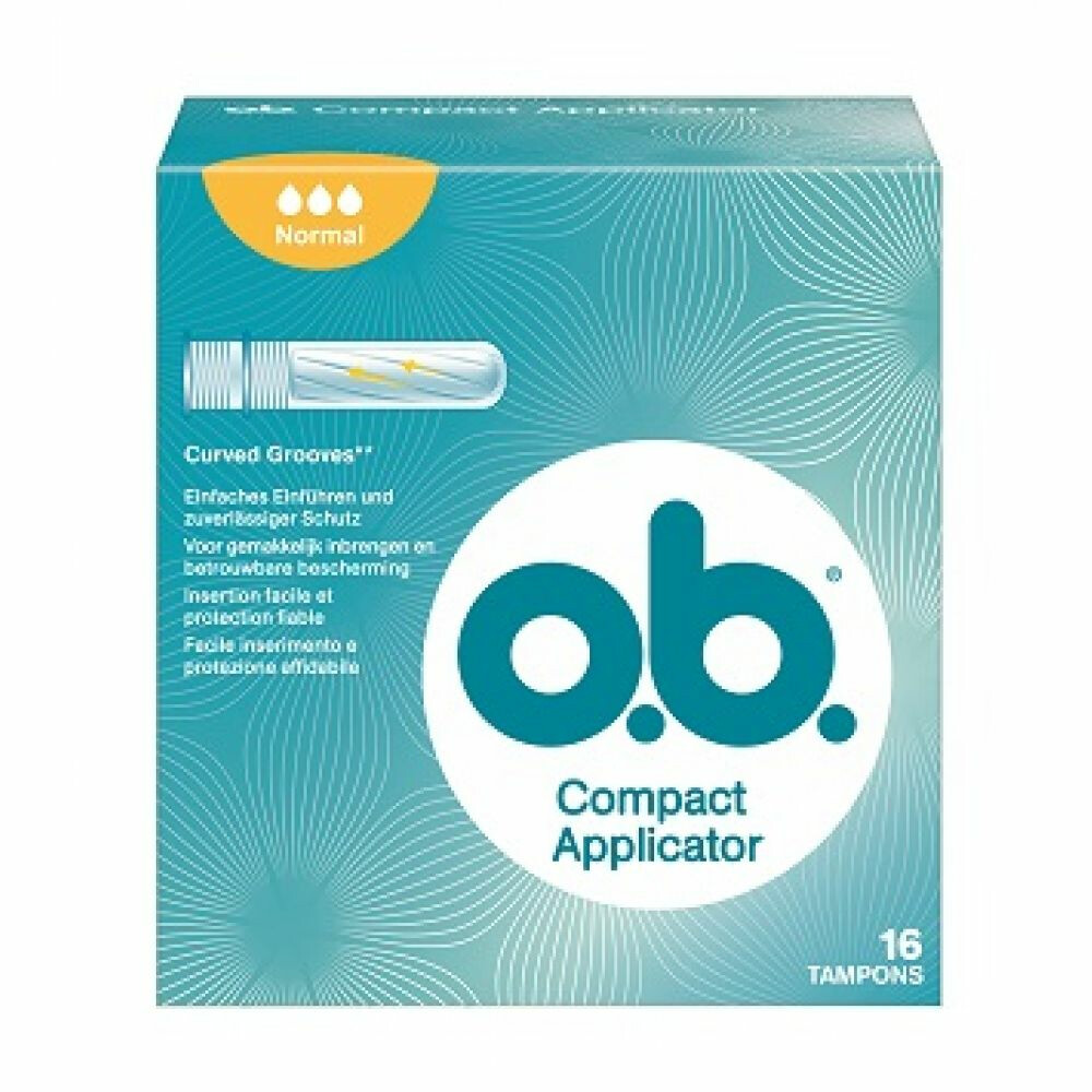 OB Compact Applicator Normal 16 stuks | Plein.nl