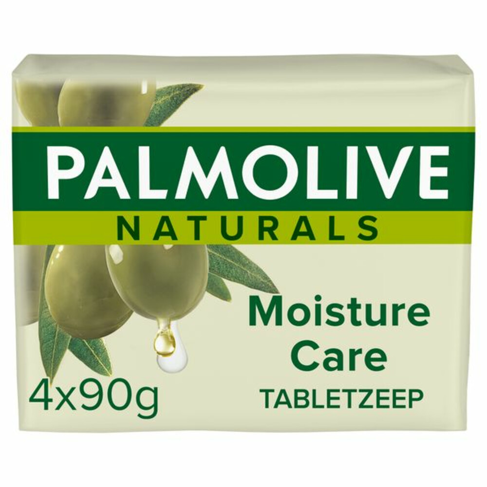 Palmolive Tabletzeep Naturals Olijf&Melk 4x 90 gr