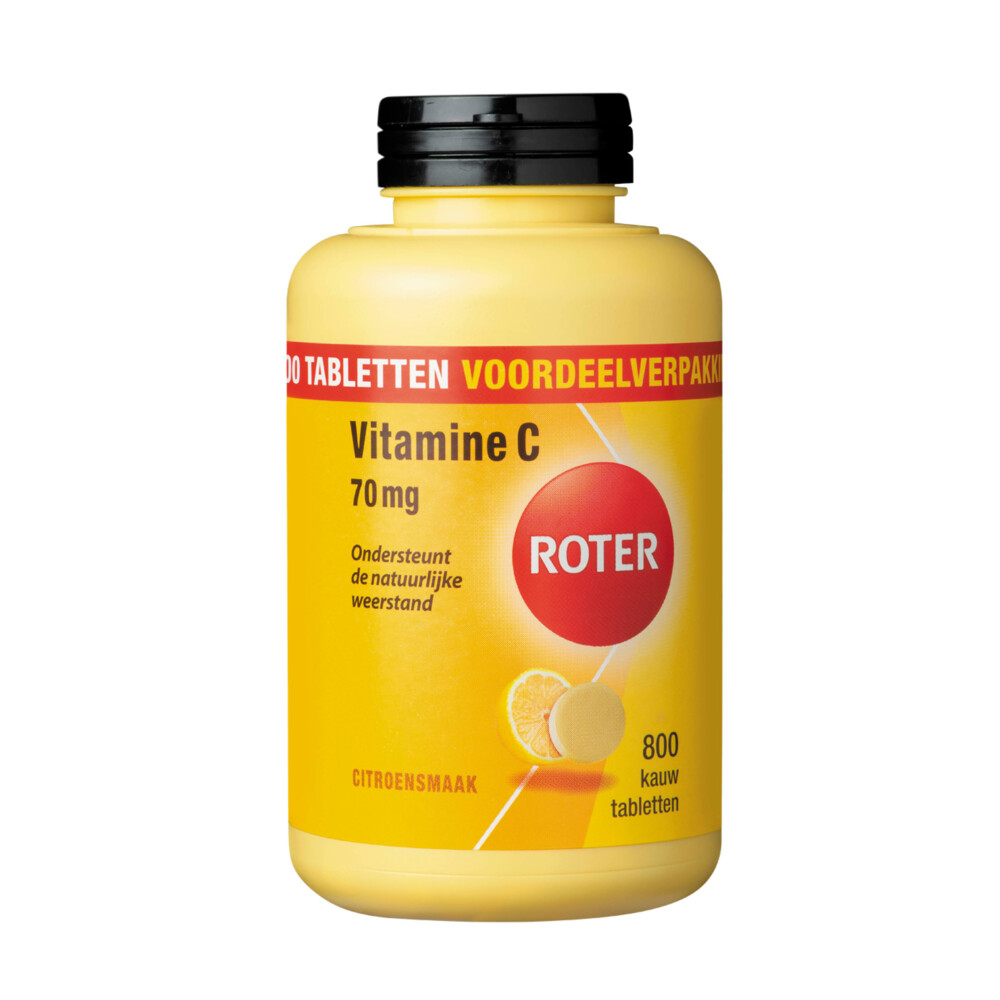 Dictatuur toenemen strak Roter Vitamine C 70 mg Citroen 800 kauwtabletten | Plein.nl