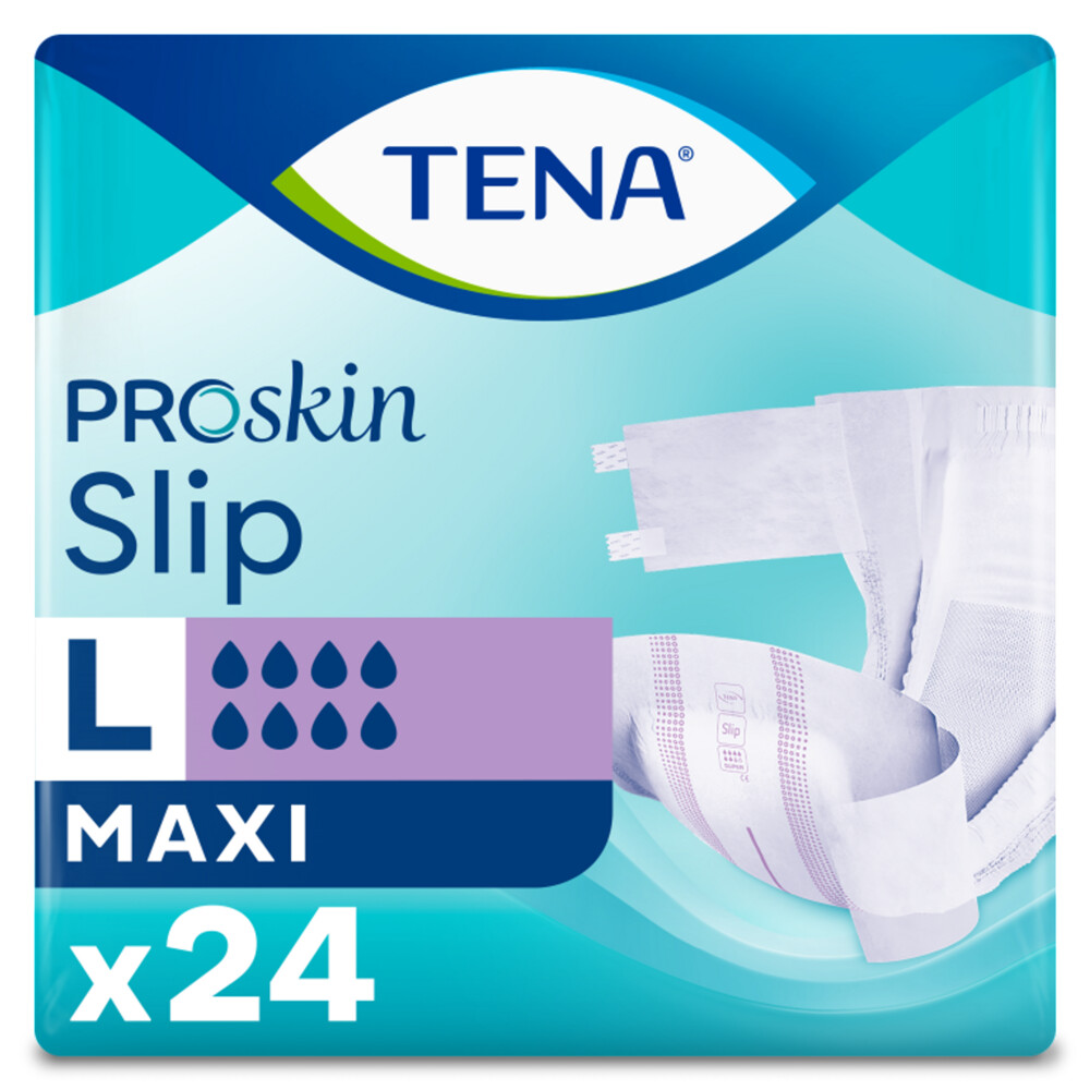 3x TENA Slip Maxi Large ProSkin 24 stuks