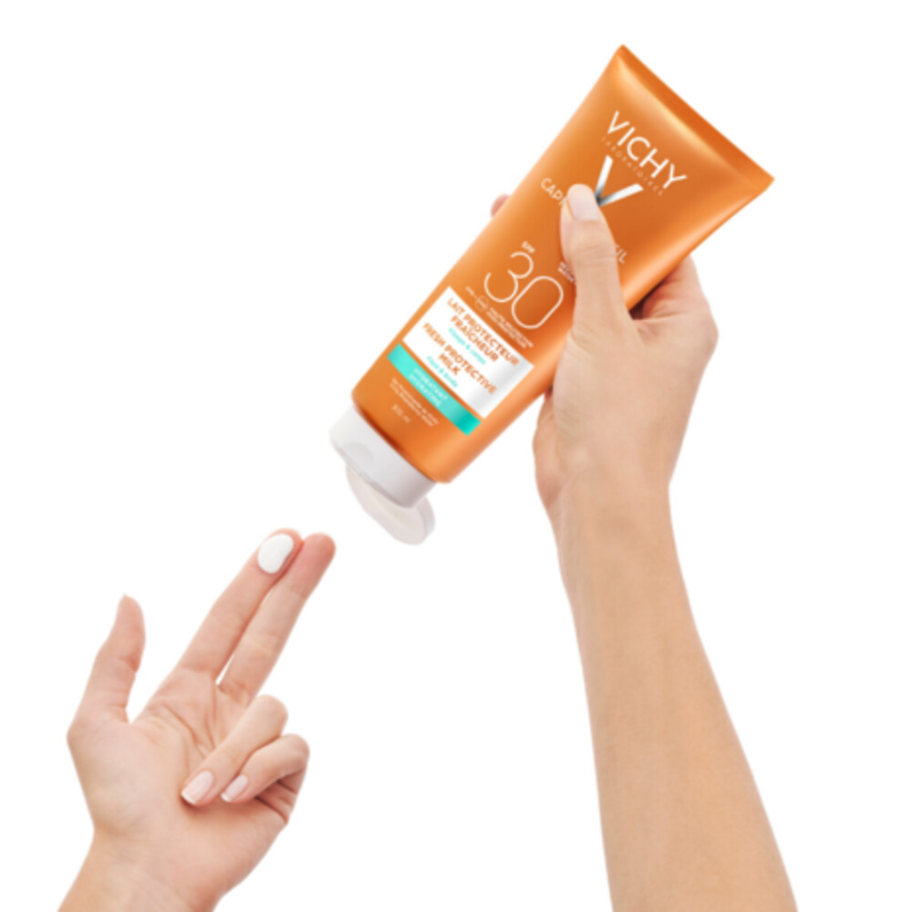 Vichy Capital Soleil Beach Protect Hydraterende Zonnebrand Melk SPF30 300 ml, foto 3