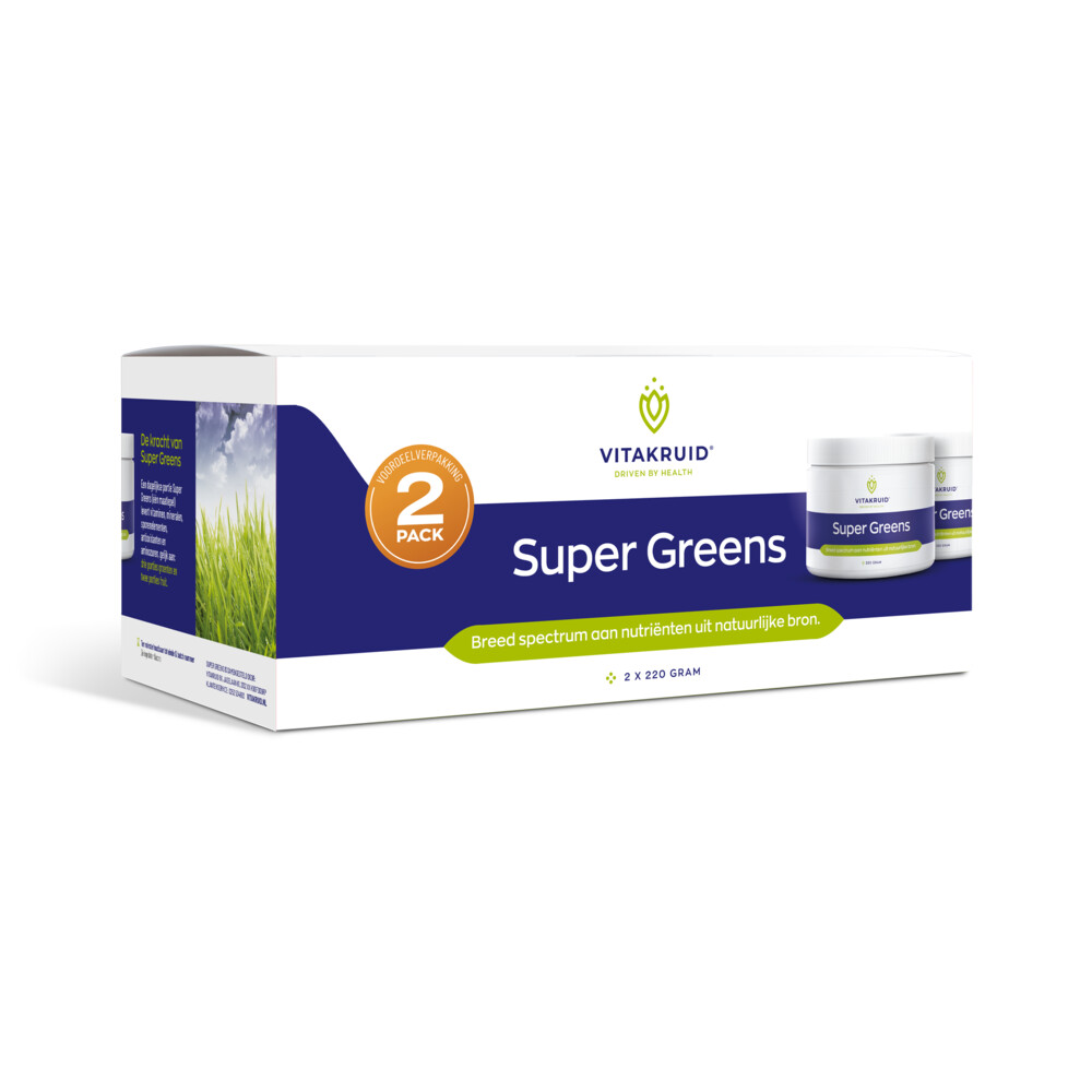 Vitakruid Super Greens 2-Pack 2 x 220 gr