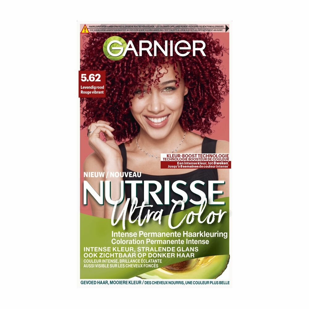 Garnier Nutrisse Ultra Color Permanente Kleuring 562 Levendig Rood Stuk