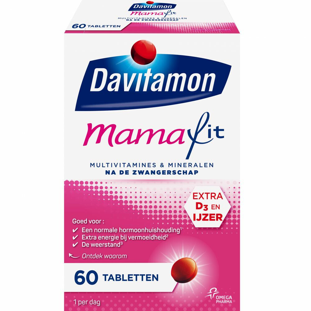2x Davitamon Compleet Mama Fit 60 tabletten