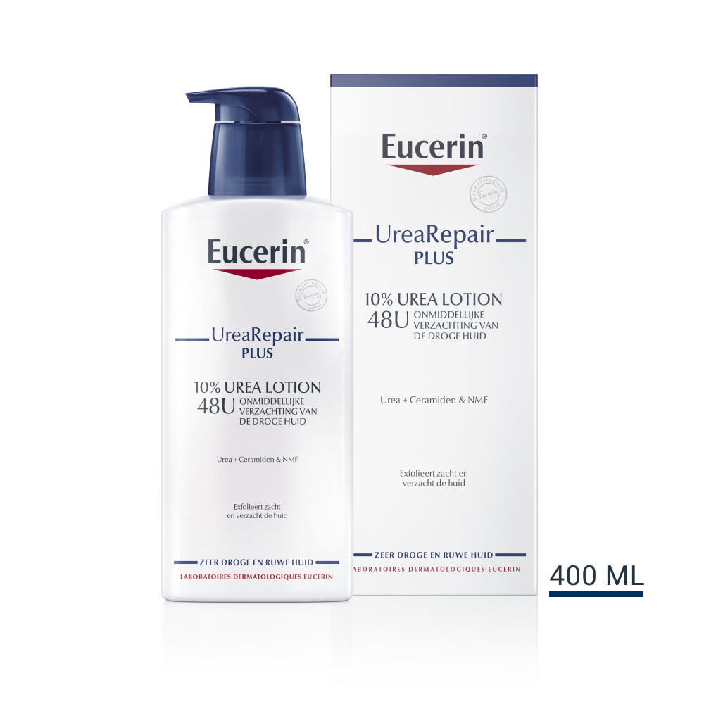 12x Eucerin UreaRepair Plus Bodylotion met 10% Urea 400 ml