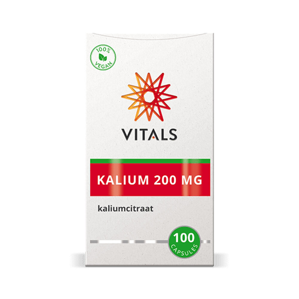 Vitals Kalium Citraat 200mg 100caps