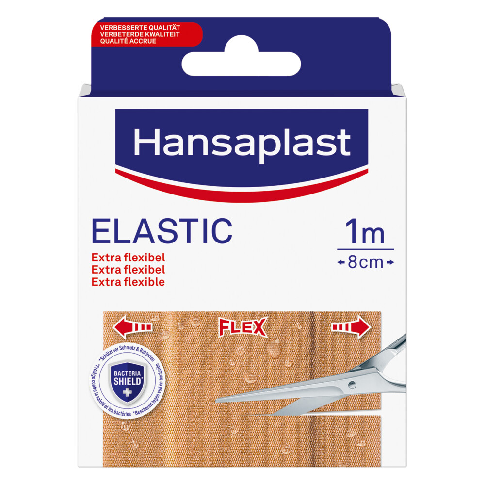 Hansaplast Pleisters Elastic 2668 8cm 1meter