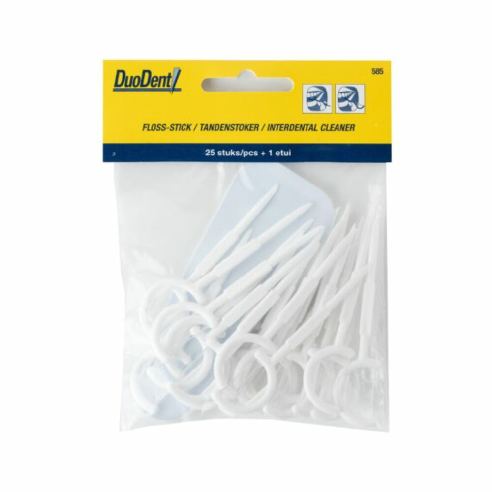 Duodent Floss Stick 25 stuks, foto 2