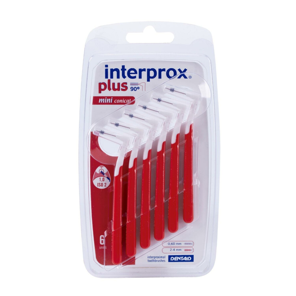 Interprox Mini Conical 2-4 mm Rood blister ragers | Plein.nl