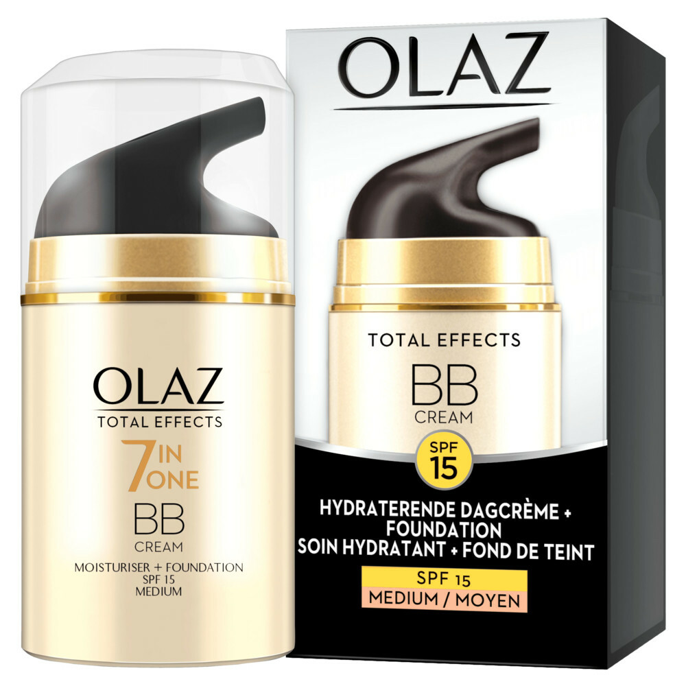 Olaz Total Effects BB Cream Medium SPF 15 50 Ml | Plein.nl