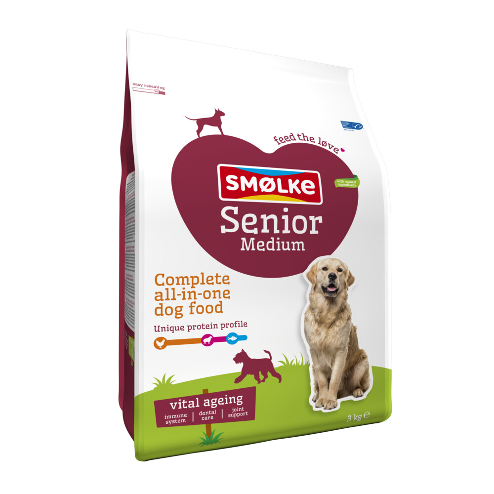 Smolke Senior Medium 3 kg Hondenvoer