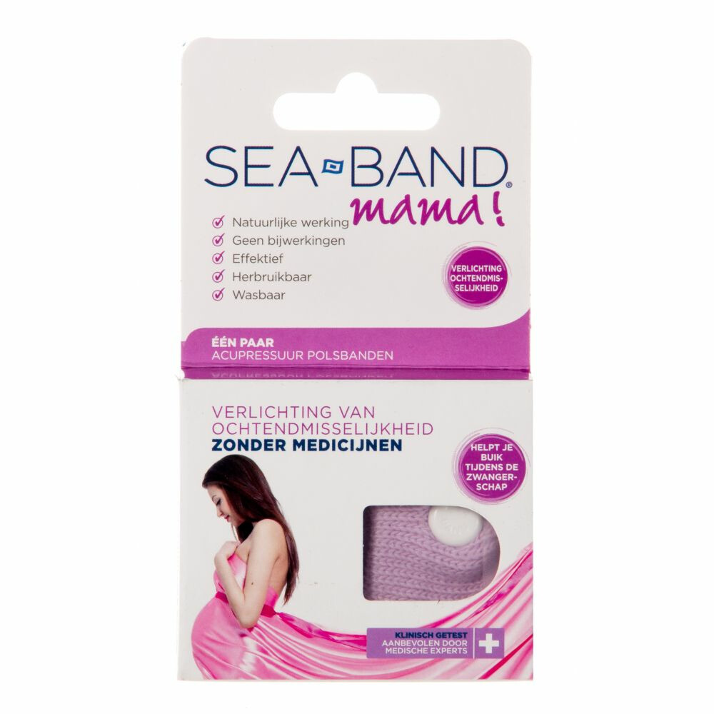 3x Sea Band Polsbandjes Mama 2 stuks