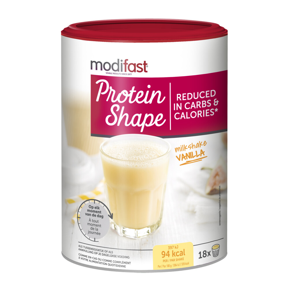 6x Modifast Protein Shape Milkshake Vanille 540 gr