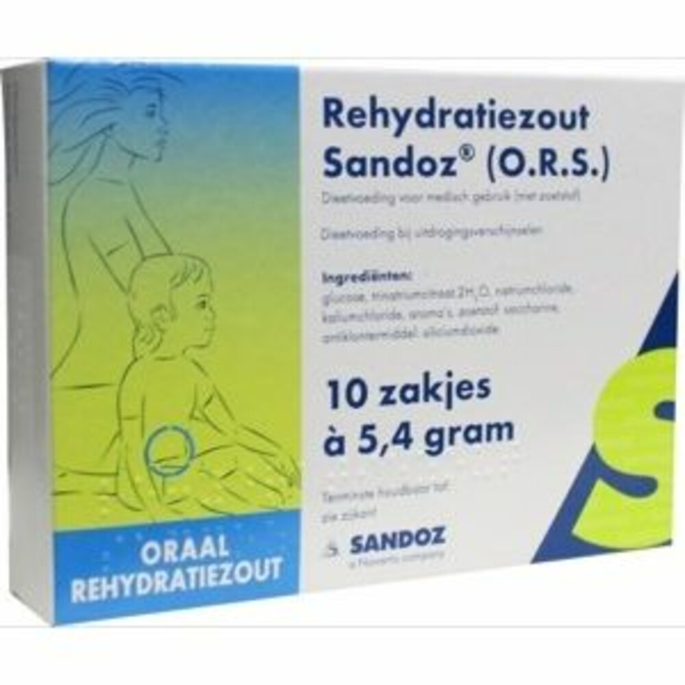 Sandoz Rehydratiezout Sachet 5.4g San 10 stuks