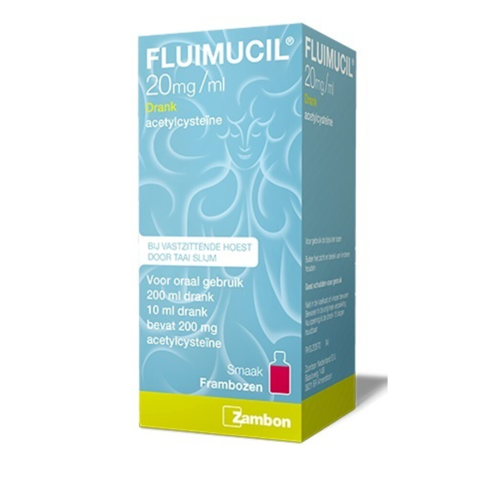 Fluimucil Drank Forte Hoestdrank 2% 200ml