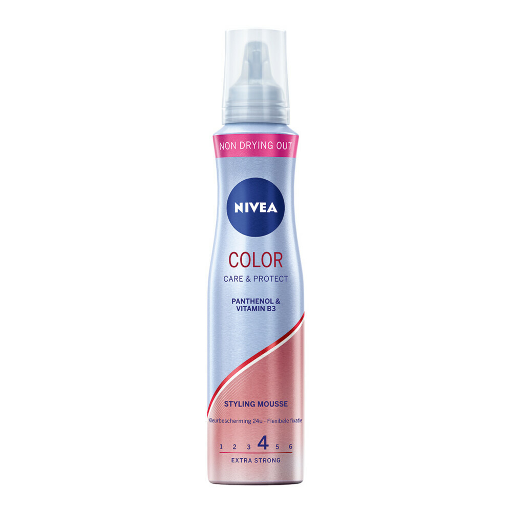 6x Nivea Haarmousse Color Care&Protect 150 ml