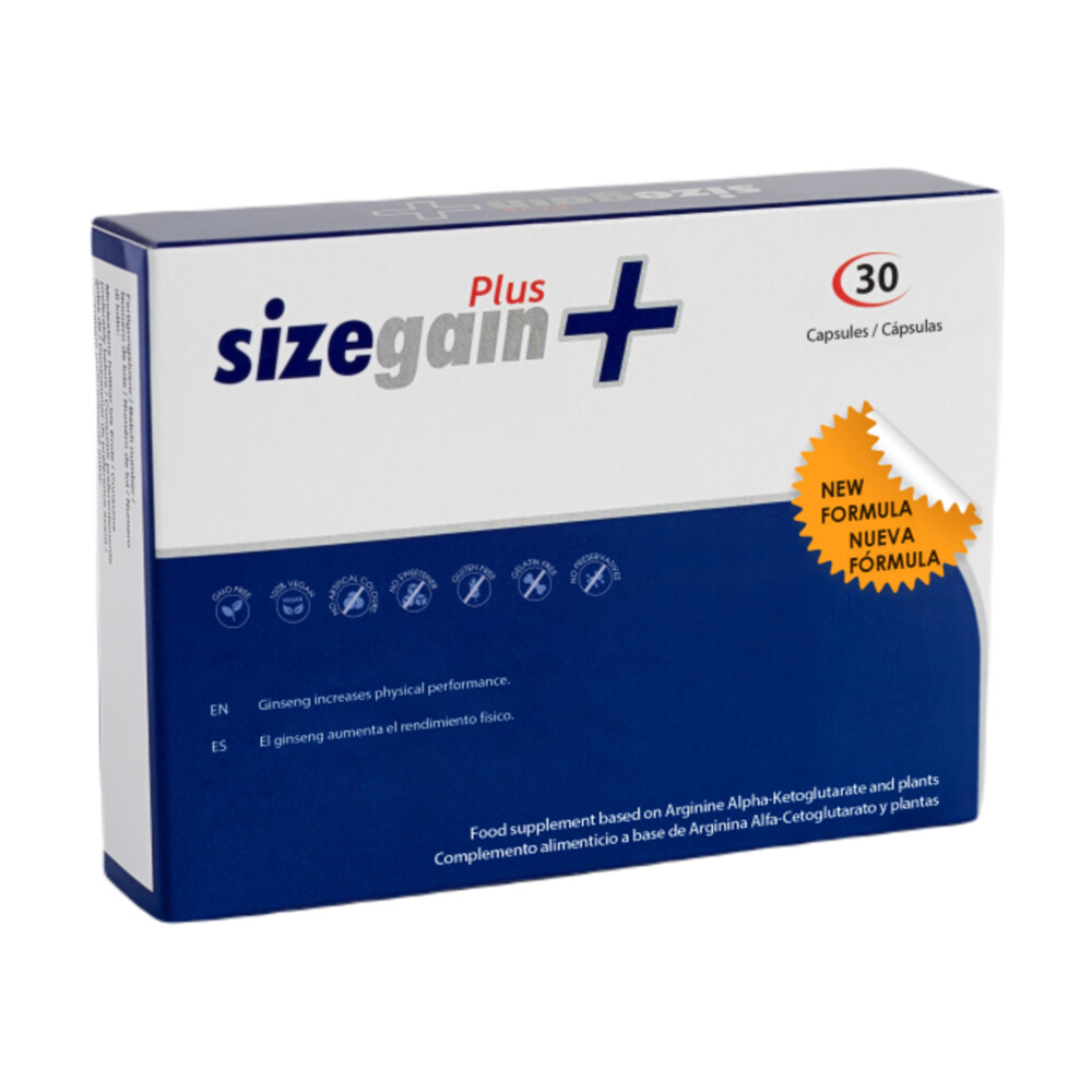 Gratis Verzending: SizeGain Plus Tabletten 30 vegacapsules