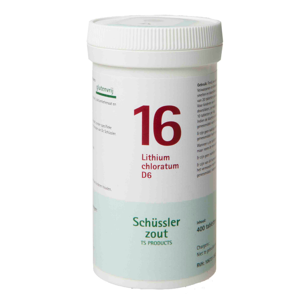 Litium Chloratum 16 D6 Schu-pf 400tab