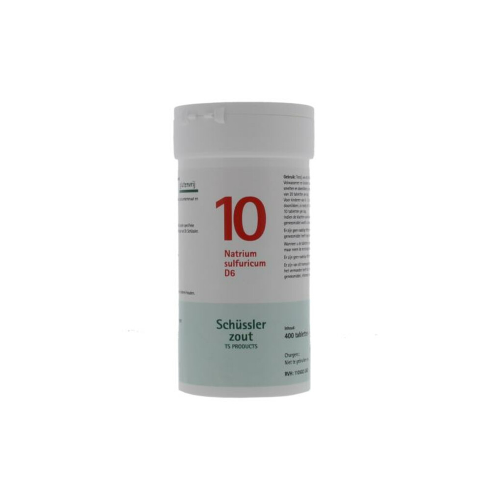 2x Pfluger Schussler Zout nr 10 Natrium Sulfuric D6 400 tabletten
