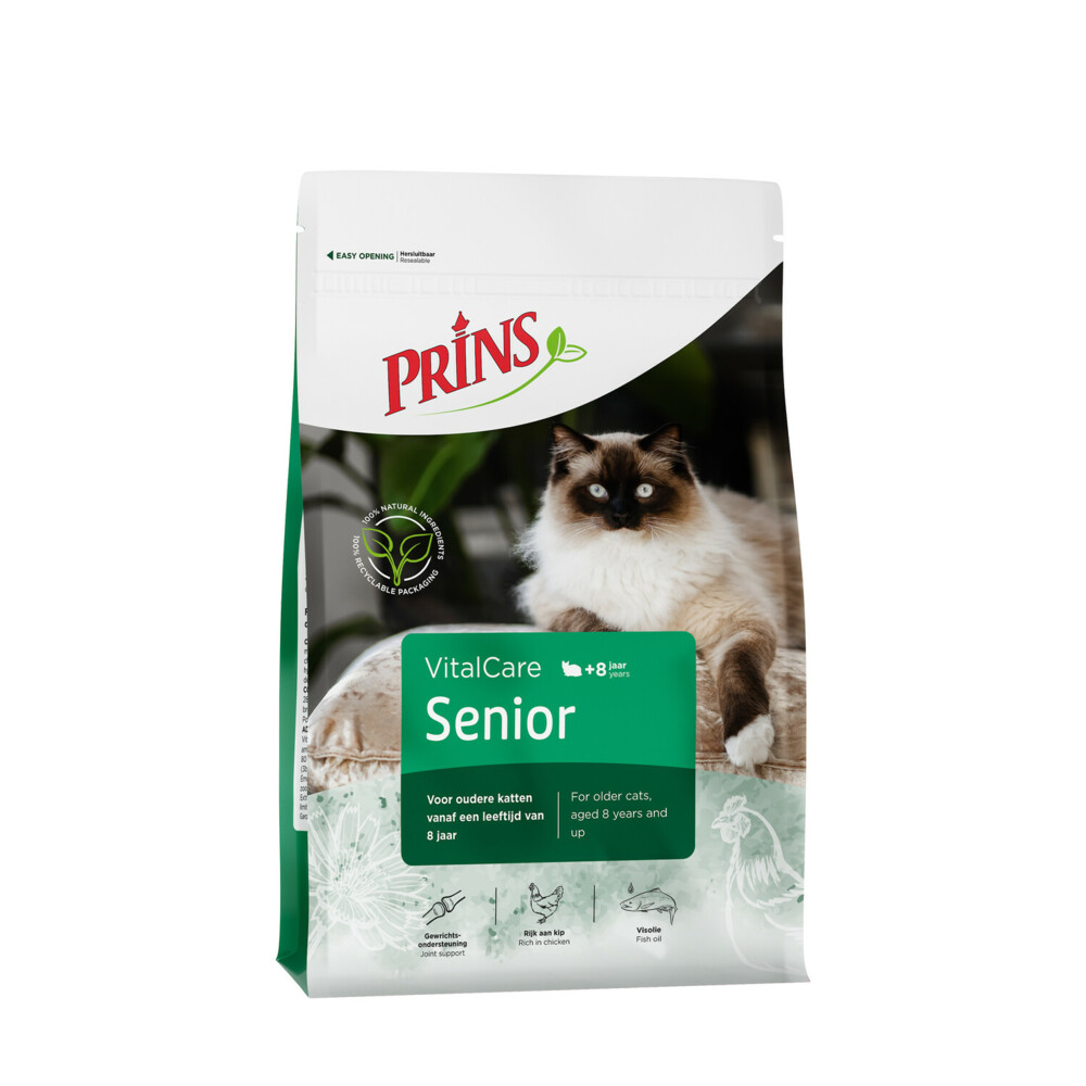 Prins Senior Kattenvoer 10 kg Plein.nl