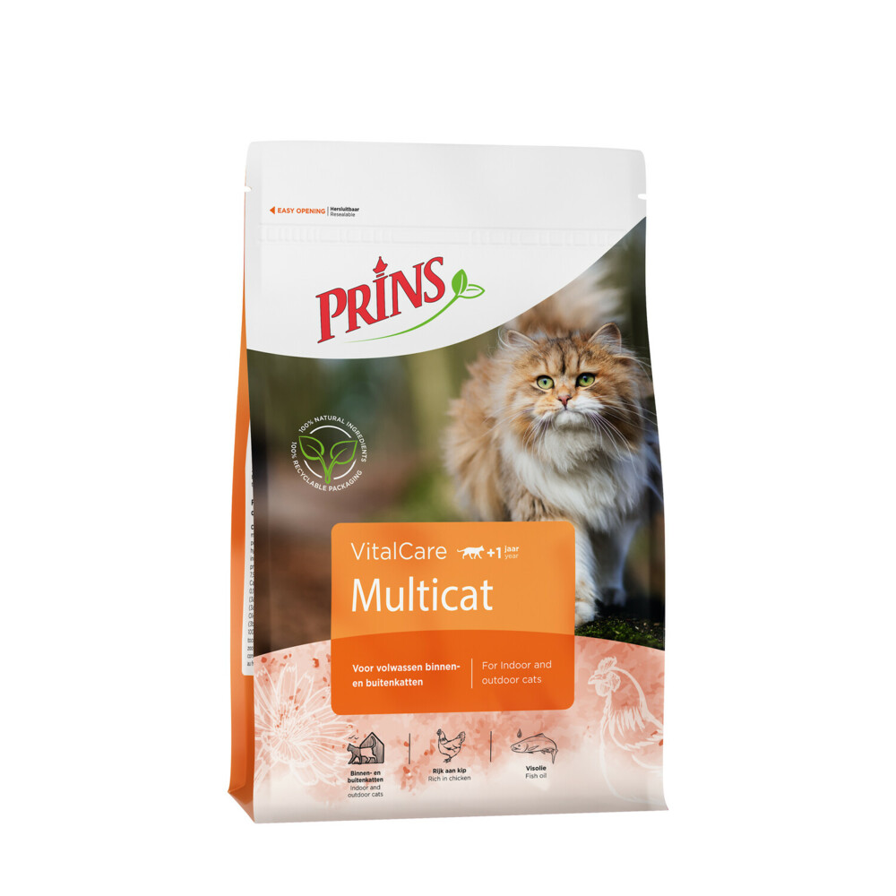 Prins VitalCare Multicat Kattenvoer 10 kg