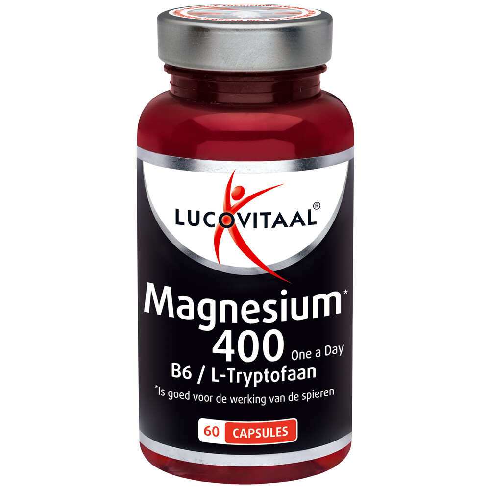 Lucovitaal Magnesium 400 B6-L-tryptofaan 60caps