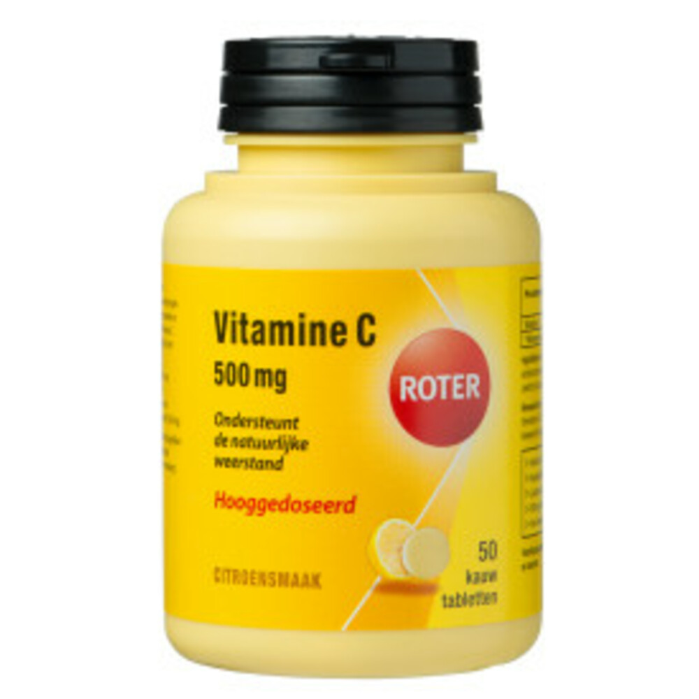 Roter Vitamine C Citroen 500mg Kauwtabletten 50tabl