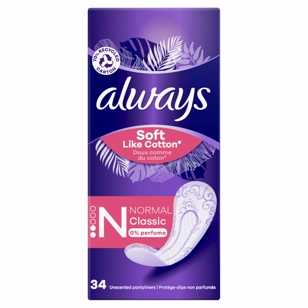 2e halve prijs: Always Inlegkruisjes Twist&Flex Normal 34 stuks