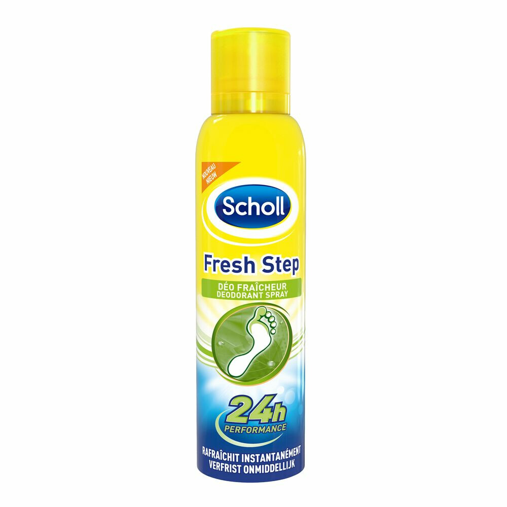 3x Scholl Fresh Step Deodorant Spray 150 ml