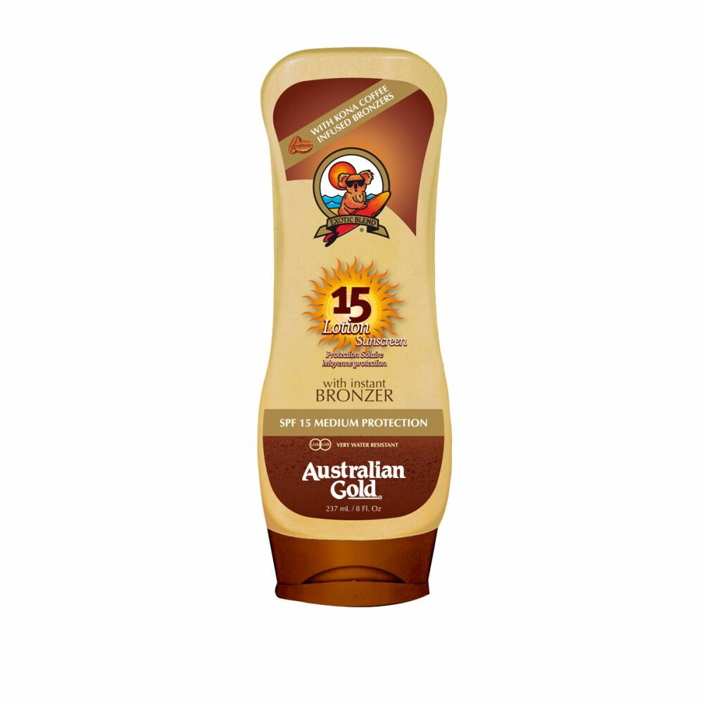 Australian Gold Lotion met Bronzer SPF 15 237 ml Plein.nl