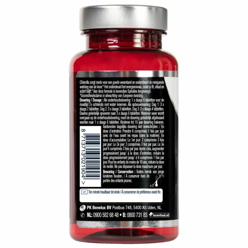 Lucovitaal Chlorella Spirulina 200 tabletten Plein.nl