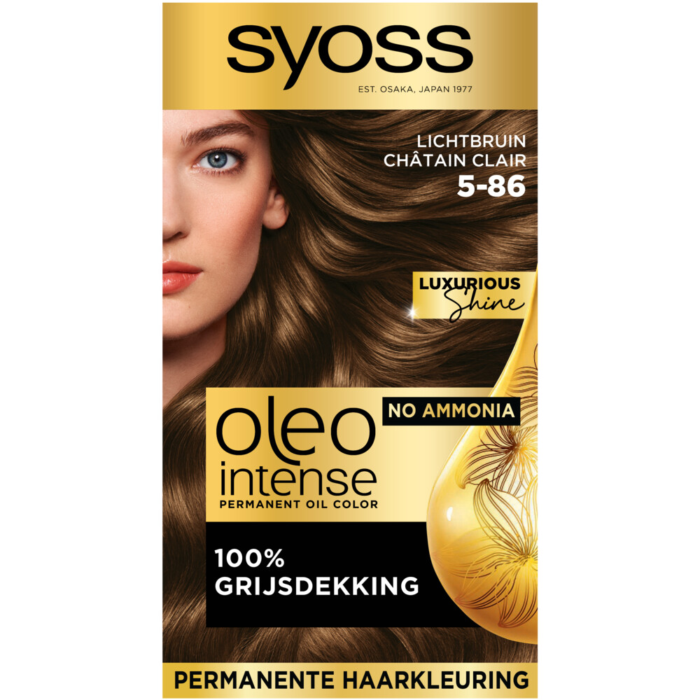 48x Syoss Oleo Intense 5-86 Lichtbruin Haarverf met grote korting