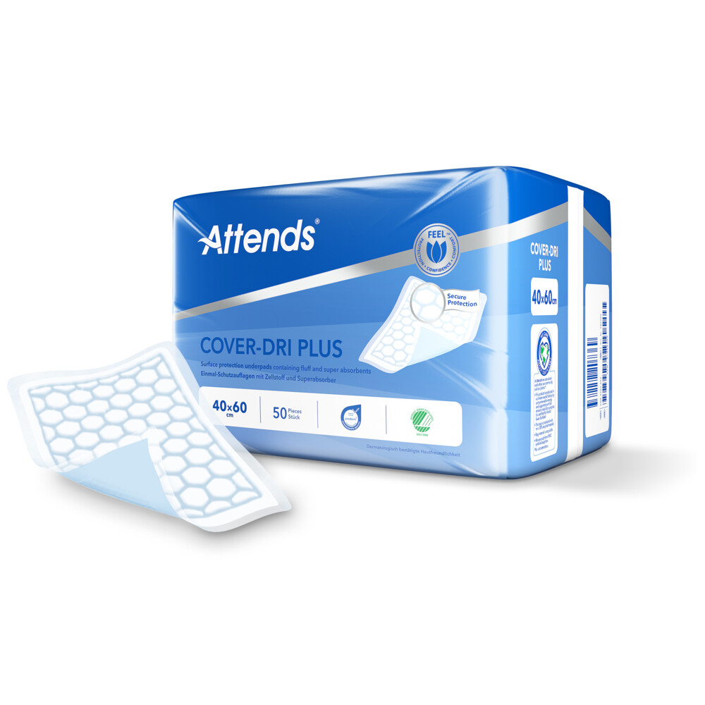 Attends Cover Dri Plus 40x60 50 stuks