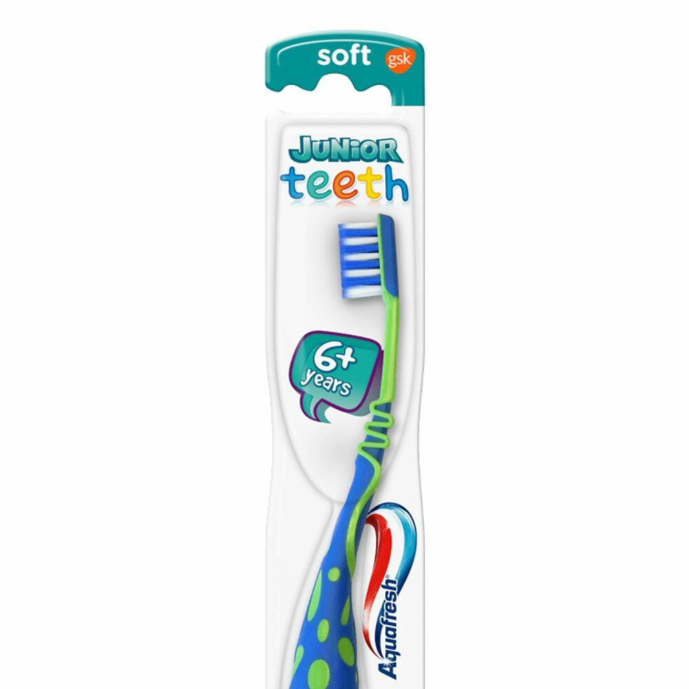 Aquafresh Tandenborstel Kids Junior Teeth Vanaf 6 Jaar Voordeelverpakking