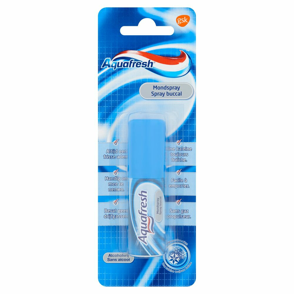 12x Aquafresh Mondspray 15 ml