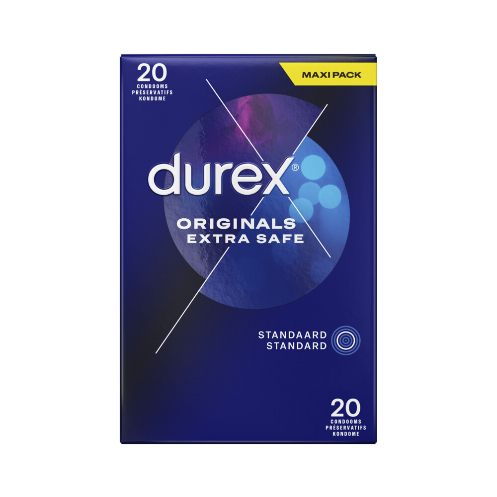 6x Durex Condooms Extra Safe 20 stuks