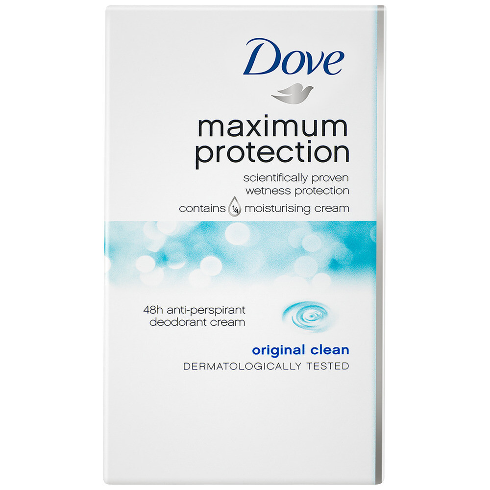 Dove Deodorant Deostick Maximum Protection Original Clean 45ml