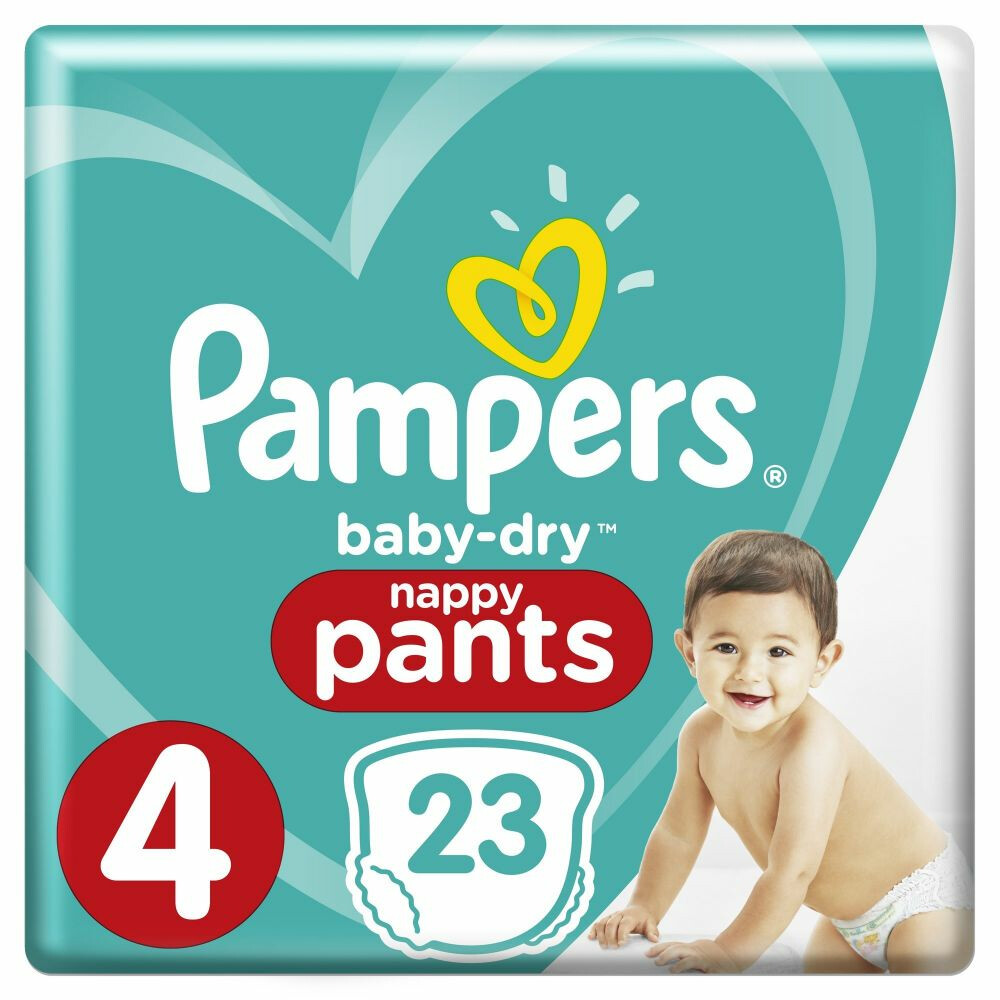 Pampers Baby-Dry Pants - Maat 4 (Maxi) 9-15 kg - 23 Stuks - Luierbroekjes