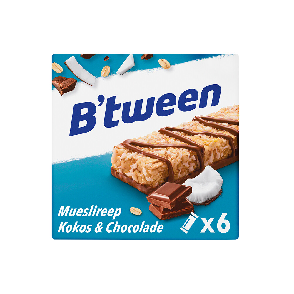 Hero B'tween Mueslireep Kokos 6x25 gr