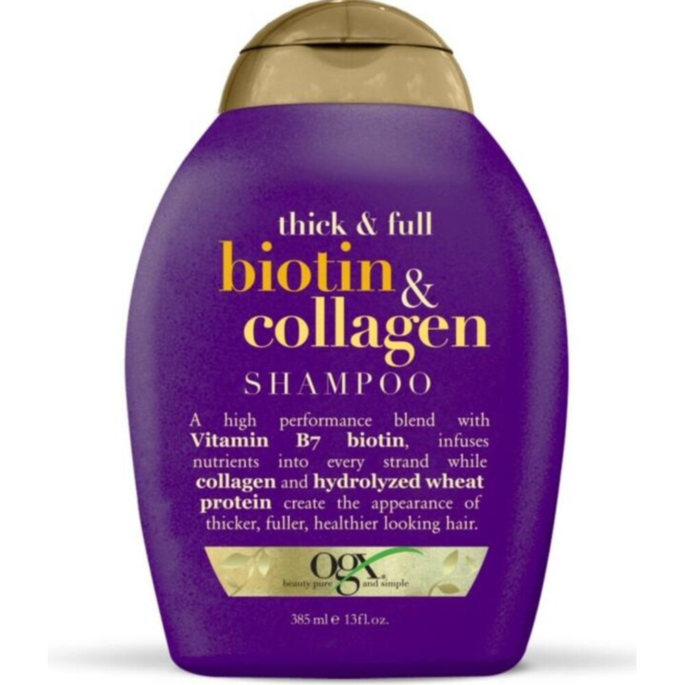 Organix Thick a full biotin & collagen shampoo 385ml