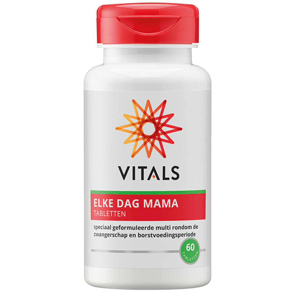 Gratis Verzending: 2x Vitals Elke Dag Mama 60 tabletten