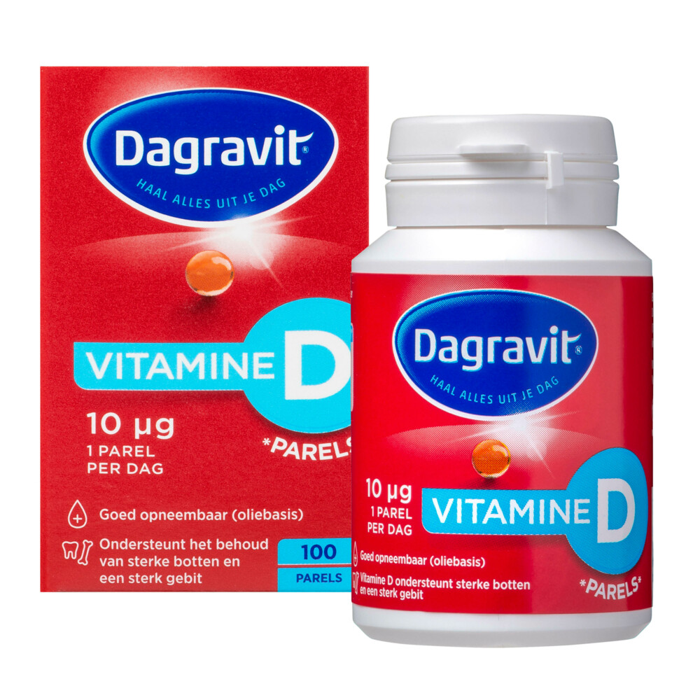 mist Viva Hoe Dagravit Vitamine D Parels 10 µg 100 capsules | Plein.nl