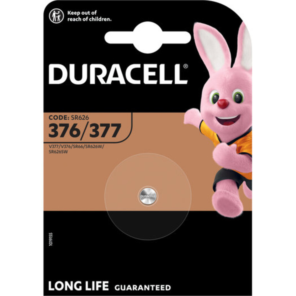 Duracell Knoopcelbatterij 377 1 stuks